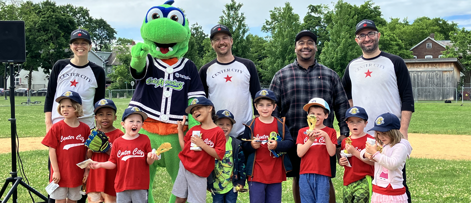 T-ball focuses on having fun and learning the fundamentals